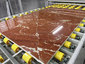 Marbre rouge veiné d'<span class=keywords><strong>Alicante</strong></span> (Espagne) pour sols, comptoirs et revêtements muraux – Dalle de marbre rouge - Product Image 3