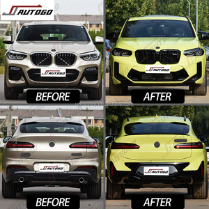 Kit de Carrocería para <span class=keywords><strong>BMW</strong></span> <span class=keywords><strong>X4</strong></span> G02 2018-2021 XDrive 25i 28i 30i <span class=keywords><strong>M40i</strong></span>, Actualización al Estilo X4M M-Power F98 LCI 2021, Venta Directa de Fábrica - Product Image 2