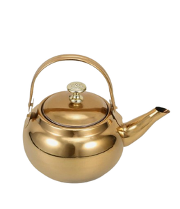 Hervidor de metal de latón contemporáneo para el hogar jardín té y café servir tetera para el hogar mesa de desayuno USO - Product Image 4