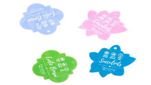 Etiqueta de planta de etiqueta de tarjetas de clic de inserción lateral de maceta redondeada <span class=keywords><strong>para</strong></span> vivero - Product Image 4