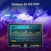 Radio Mobil Android 10.1 Inch Berkualitas Tinggi 4GB+64GB CPU Quad Core GPS Navigasi Amplifier Terintegrasi Pemutar Stereo 1DIN Dashboard
