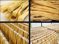 Ligne de production de peau de tofu Yuba d'usine chinoise, machine de transformation de peau de tofu séchée, machine à fabriquer des bâtonnets de tofu