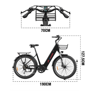 Vélo électrique pliant ville 28 pouces 2.35 capteur de couple 250W 45Nm 48V 13.5Ah pedelec déplacement urbain - Product Image 6