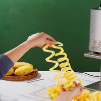 Coupe-pommes de terre électrique haute vitesse en spirale, machine commerciale pour la préparation de tours de pommes de terre Tornado pour les kiosques de vente de snacks