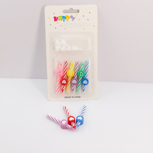 <span class=keywords><strong>Bougies</strong></span> d'<span class=keywords><strong>anniversaire</strong></span> en spirale colorées à prix d'usine, décoration originale pour la maison, idéales pour les fêtes et le Nouvel An - Product Image 2