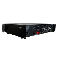 Amplificateur de puissance professionnel en métal 2U 2*600W 4 Ohm Super Bass 2 canaux Amplificateur audio de scène arrière