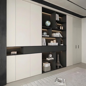 Customized Modern Simple Light Luxury Sideboard <b>Wine</b> <b>Cabinet</b> High Wall-Mounted Storage for Living Dining Kitchen - Product Image 2