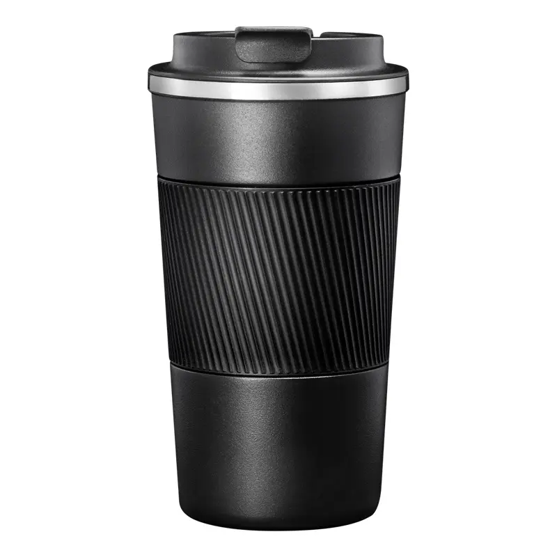 Mikenda Men's and women's simple Vacuum cup coffee cup 304 stainless steel with lid business gift advertising cup engraved