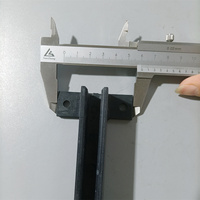 Doublure de patin de guidage d'ascenseur de style design industriel avec insert noir 225 mm 10 mm 16 mm Longueur de rail Pièces de rechange pour ascenseur