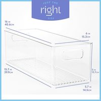 Meilleures ventes : Contenants de rangement alimentaire en plastique, lot de 2, transparents, avec poignées, pour organiser la cuisine