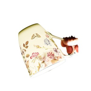 European Country-Style High-Appearance Gold-Rimmed <b>Red</b> Tea <b>Cups</b> Office Couple <b>Cups</b> Set for Afternoon Tea - Product Image 5