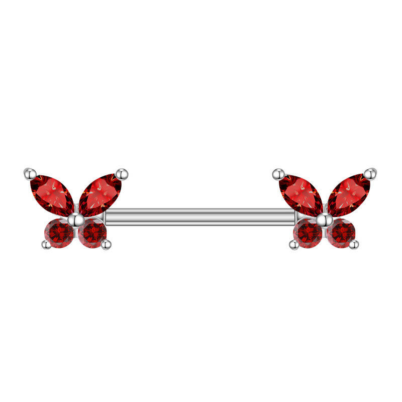 Fondo de acero circonio rojo