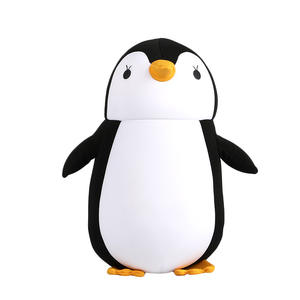 Oreiller en peluche pingouin déformable, support de cou en forme de U, oreiller de voyage 2 en 1 à double usage pour adultes, respectueux de l'environnement - Product Image 3