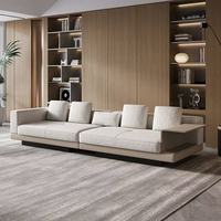 Canapé en tissu Connolly, maison minimaliste italienne simple et moderne haut de gamme, combinaison d'angle pour grands et petits salons