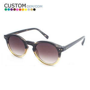 Fashion Custom Round Shade Wholesale Italy Brand Gafas De Sol De Design Sun Glasses Polarized <b>Sunglasses</b> - Product Image 1