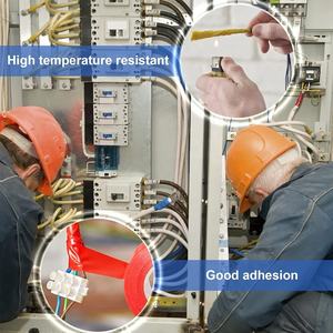 Pita Isolasi Listrik PVC Perekat Sendiri Tahan Panas Berwarna Karet Tahan Api Khusus - Product Image 4
