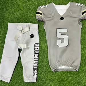 2024 camisetas de entrenamiento de fútbol americano sublimadas para adultos de talla grande transpirables hechas a medida 100% poliéster - Product Image 2