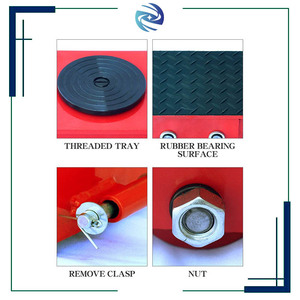 Тележка-скейт для перемещения промышленного оборудования, стальная конструкция, для тяжелых условий эксплуатации, для перемещения крупногабаритного оборудования, грузоподъемность от 18 до 50 тонн - Product Image 2