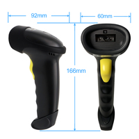 GTCODESTAR 1D CCD escáner de código de barras 2,4G lector de código de barras inalámbrico CCD USB pistola de escaneo de código de barras para escaneo de supermercado
