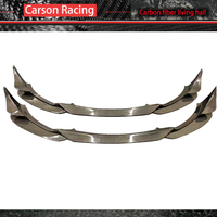 Diffuseur avant brillant en fibre de carbone (fixation par vis) pour Mazda MX5 Miata 2005-2016 - Pièce auto