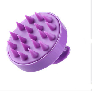 Escova de banho para couro cabeludo, pente de silicone para lavar cabelo, limpeza, cobertura na raiz, massagem no couro cabeludo, spa, antiderrapante - Product Image 4