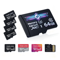 JSEUD Vente en gros Carte mémoire métallique 1 To haute vitesse CLASSE 10 pour téléphone, enregistreur de voiture, caméra de sécurité CCTV, tablette, smartphone
