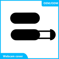 Cadeau promotionnel : Cache-webcam coulissant pour ordinateur portable et téléphone portable, avec impression de logo, protection de la vie privée et anti-piratage, cadeau d'entreprise