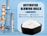 KA402 Alumine activée déshydratante et adsorbante 2-3mm 3-5mm pour la défluorination et le filtrage de l'eau