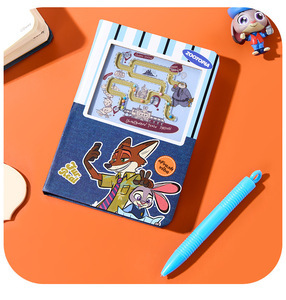 Nouveau cahier <span class=keywords><strong>labyrinthe</strong></span> amusant pour étudiants, cahiers de dessin animé, pour filles, carnet/journal/carnet de dessin sur le thème du zoo de grande valeur - Product Image 2