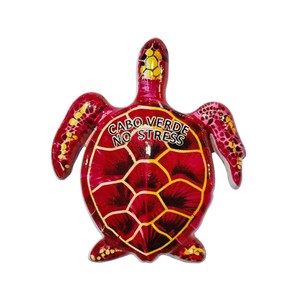 Aimants de réfrigérateur imprimés UV en gros d'usine, souvenirs de voyage personnalisés, aimants de réfrigérateur 3D en résine tortue de mer - Product Image 3