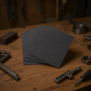 Hoja de papel de lija de carburo de silicio Ttake Ab3044, grano 1200, 230x280 mm, para lijado de precisión - Product Image 3