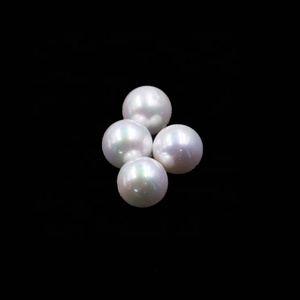 <strong>11mm</strong> 12mm 14mm 16mm Stock for Sale Fluorescent rainbow White Half Hole Round Pearl <strong>Beads</strong> Loose <strong>Beads</strong> for Diy - Product Image 4