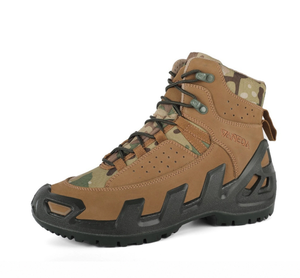 Bottes longues noires TSB07 personnalisées Coffee VANEDA BROWN CP Camouflage avec fermeture éclair latérale - Product Image 5