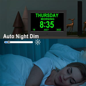 US PLUG Atomic Wall alimenté par batterie-Calendrier avec date et jour de la démence - Product Image 2