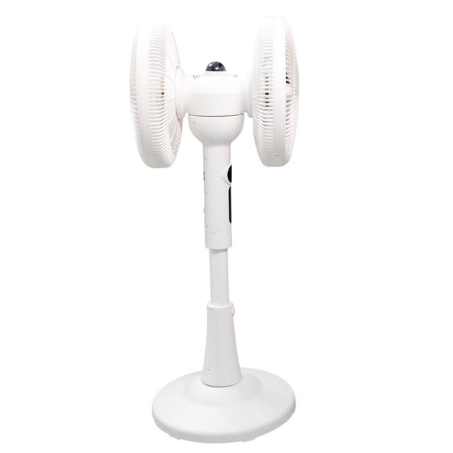 Factory Direct White Double-Head Ceiling Fan Super Easy to Use with Core Motor Component Super Design