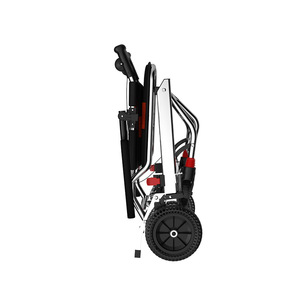 Aluminum Alloy Wheelchair Lightweight Foldable With U Brake For Elderly Mobility Assistance - Product Image 2
