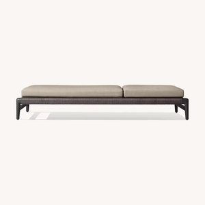 Villa en plein air <span class=keywords><strong>bain</strong></span> <span class=keywords><strong>de</strong></span> <span class=keywords><strong>soleil</strong></span> chaise longue jardin piscine plage métal chaise longue lit - Product Image 4