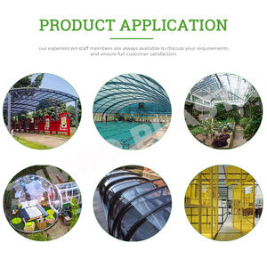 맞춤형 공장 폴리 카보네이트 4X8 투명 트윈 벽 폴리 카보네이트 루핑 시트 가격 온실 - Product Image 5