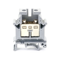 Bloc de jonction à vis pour rail DIN, robuste, pour courant élevé, contrôle industriel électrique, UK16 12-4AWG 4-16mm