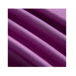 Warp Woven Scuba Plush Sea-island polyester Soft Suede Fabric for Garment Furniture Upholstery Car And Sofa