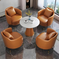 Ensemble canapé simple et table basse pour hôtel, réception, réunion et bureau, table de négociation pour bureau de vente