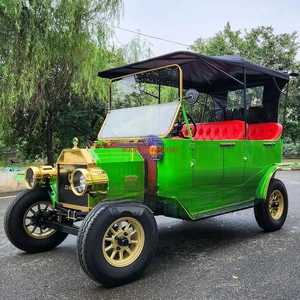 Coche Eléctrico Clásico Vintage para Turismo, Construcción Metálica, Alternador de 4000W, 6-14 Asientos, Velocidad de 30-40km/h - Product Image 2