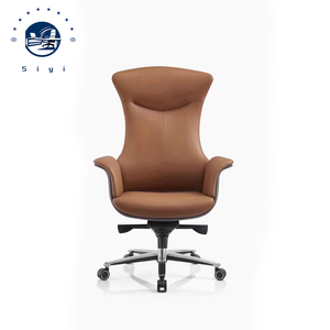 Ofis koltuğu lüks patron Pu yöneticisi ceo'su deri ofis koltuğu s lüks ofis koltuğu beyaz en iyi bilgisayar mobilyaları - Product Image 6