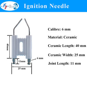 Gran oferta, electrodo de encendido de cerámica de alúmina tipo H para quemador de <span class=keywords><strong>Gas</strong></span>, quemador de <span class=keywords><strong>Gas</strong></span>, encendido de enchufe de cerámica - Product Image 2