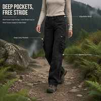 Pantalon cargo tactique pour femme, multi-poches, pour randonnée en extérieur, coupe droite, pantalon de travail, fournisseur d'usine en gros