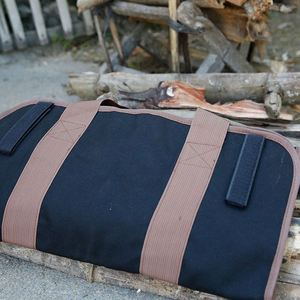 Sac de transport pour bois de chauffage en toile BSCI, résistant et robuste, pour accessoires de poêle et de cheminée - Product Image 5