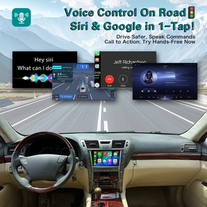 Interfaz Android Auto para Lexus IS GS GX LX <span class=keywords><strong>ES</strong></span> LS460 2006-2008, Mirror Link, Radio, Car Play Inalámbrico, Apple Carplay, Navegación - Product Image 4