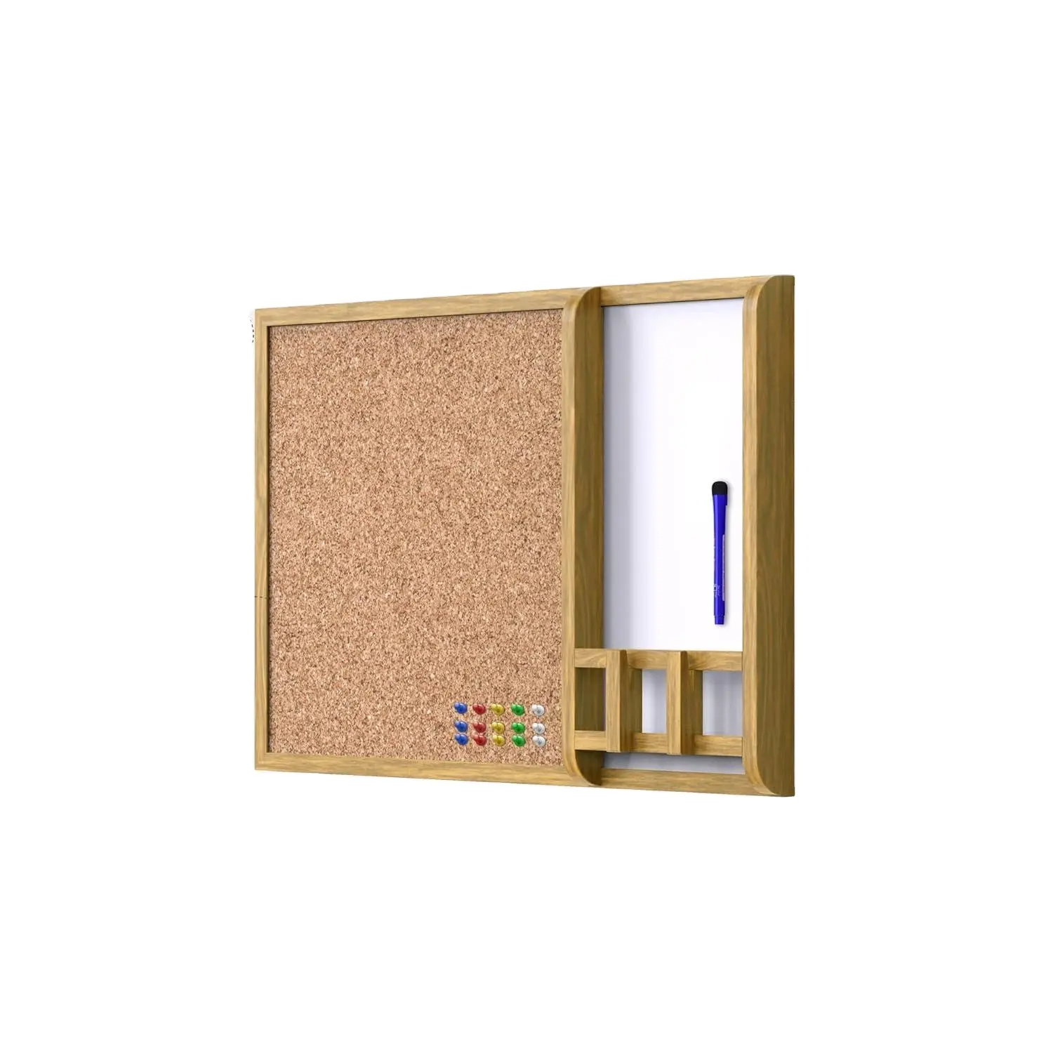 Kombination Kork magnetisch trocken abwisch bar Whiteboard 40cm x 60cm Kombination Bulletin Board mit Schlüssel und Buchstaben clip