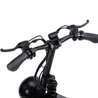 Nouvelle Arrivée Scooter Électrique Rétro Adulte à Pneus Larges, Style Sportif et Vintage, Moteur Arrière, Batterie au Lithium