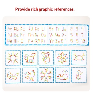 Puzzle creativo in legno con <span class=keywords><strong>bastoncini</strong></span> per ghiaccioli, gioco educativo per bambini, puzzle di forme, giocattoli Montessori STEM per lo sviluppo cognitivo della geometria - Product Image 5